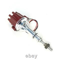 Pertronix D231801 Red Flame-Thrower Distributor for Marine Ford 351W Engine
