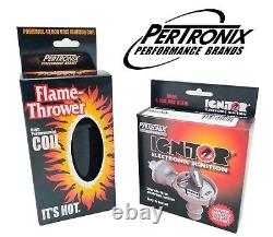Pertronix Ignitor Ignition Module Delco Marine I4 Dist with Flame Thrower Coil Kit